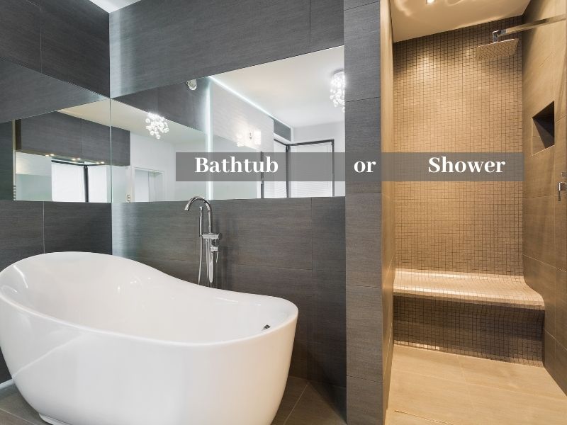 Bathtub or Shower -The Big Bathroom Remodeling Design Decision